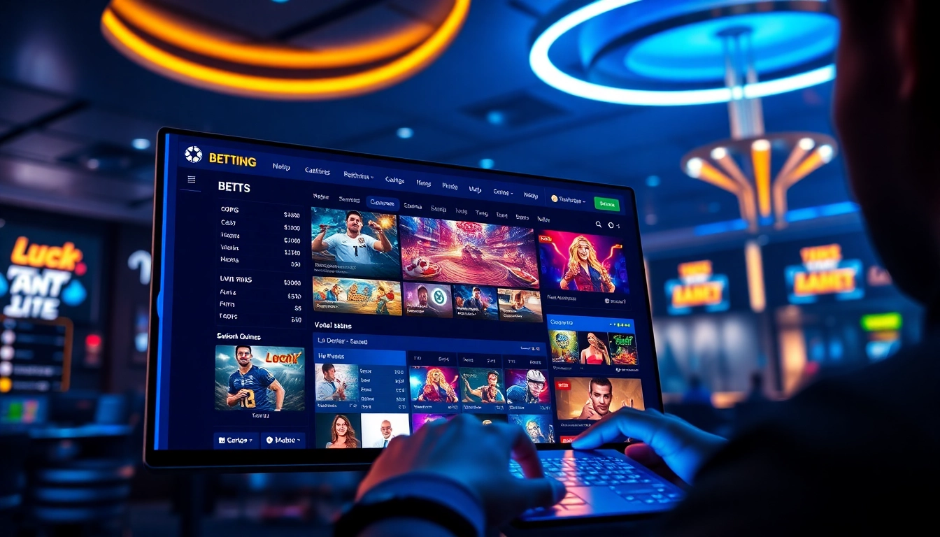 Experience the excitement of online betting at luck8win.live, showcasing dynamic sports and casino gaming options for users.