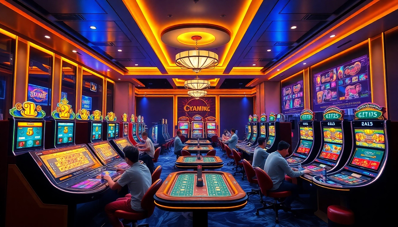 Discover the vibrant gaming atmosphere of ev88win.live, featuring eager players enjoying diverse casino experiences.