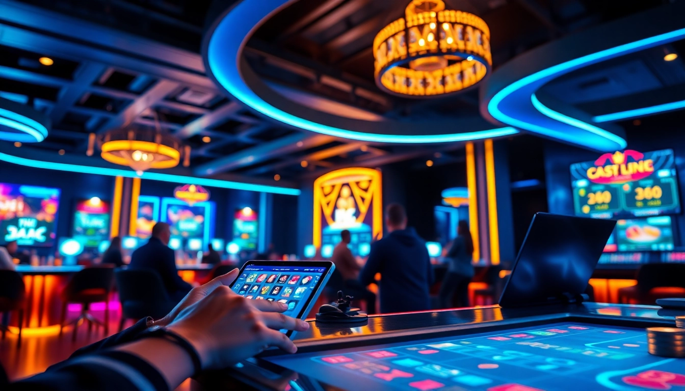 Experience the exciting online casino environment of m88.com.mx, showcasing vibrant games and engaging digital interfaces.