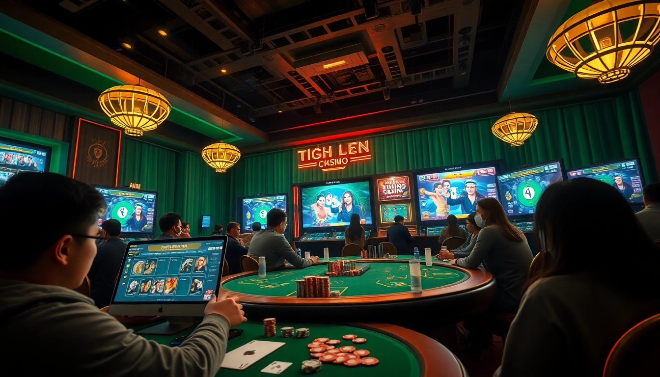 Experience the thrill of online card games at gamebaidoithuong.com.vc, showcasing vibrant gameplay and trusted platforms.